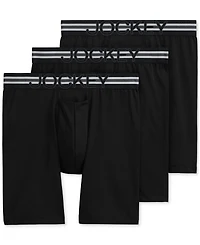 Jockey Men's Stability Pouch Stretch 9" Long Leg Boxer Brief - 3 Pack
