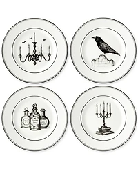 Lenox Vintage Halloween Dessert Plates, Set of 4