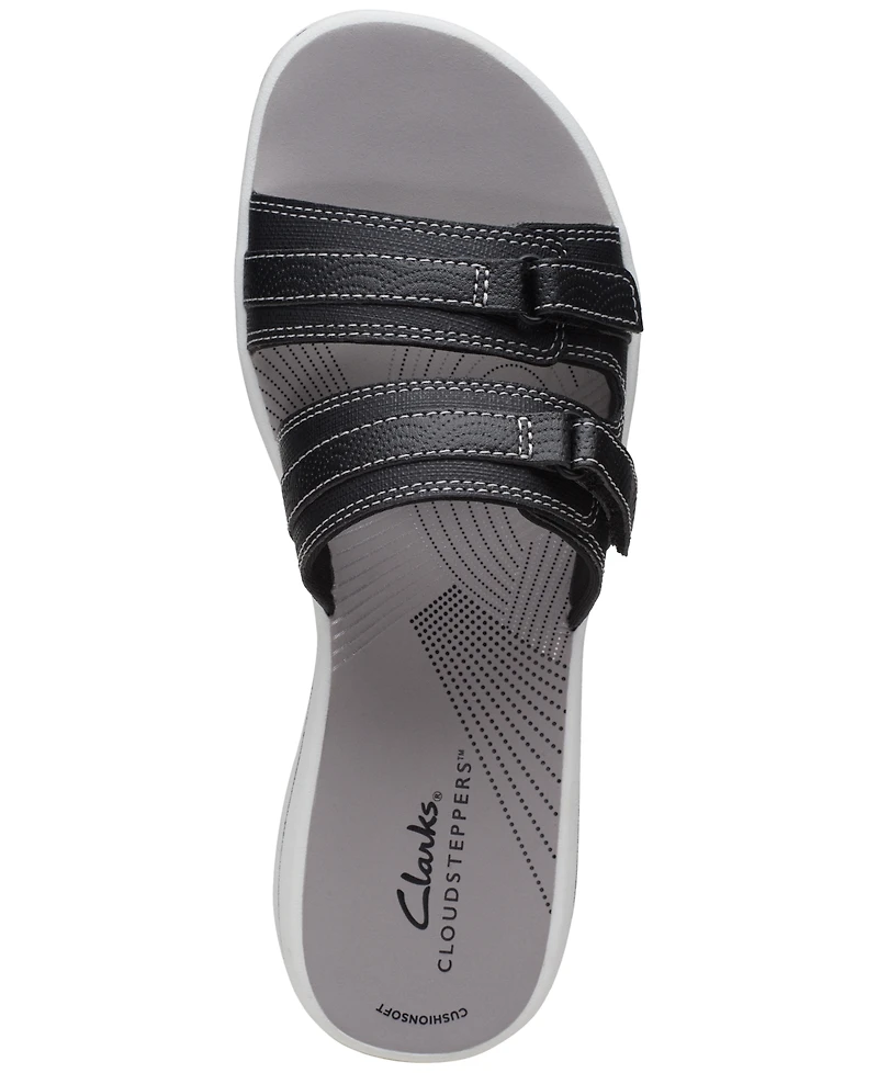 Clarks Women's Cloudsteppers Breeze Piper Comfort Slide Sandals