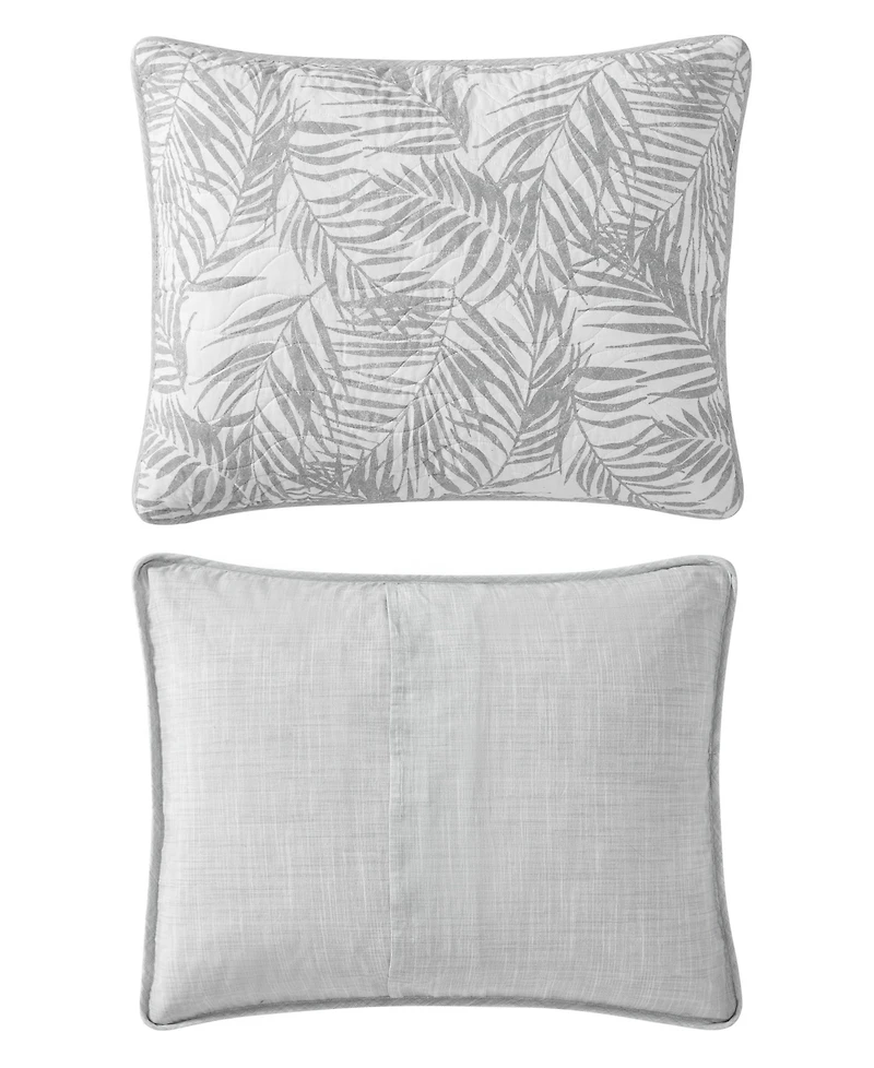 Closeout! Tommy Bahama Home Palmday Cotton Reversible 3 Piece Quilt Set