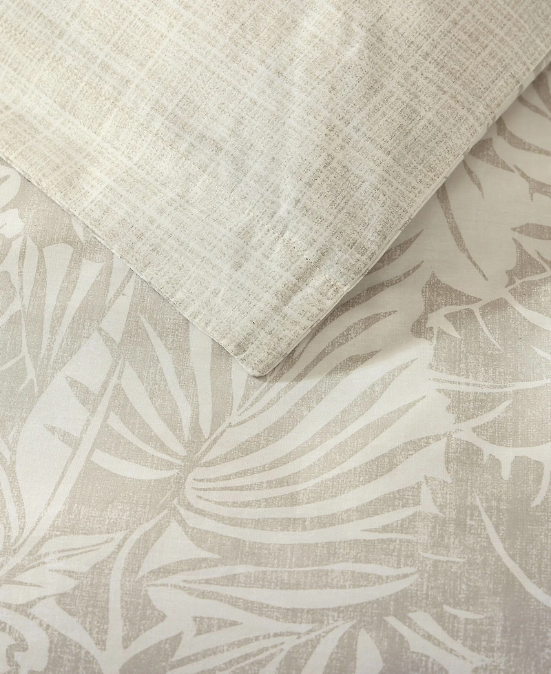 Closeout! Tommy Bahama Home Costa Blanca Cotton Reversible 3 Piece Duvet Cover Set, Full/Queen