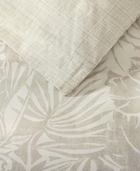Closeout! Tommy Bahama Home Costa Blanca Cotton Reversible 3 Piece Duvet Cover Set, Full/Queen