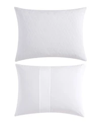 Closeout! Tommy Bahama Home Wicker Woven Solid 3 Piece Duvet Cover Set, Full/Queen