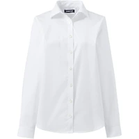 Lands' End Women's No Gape Long Sleeve Stretch Shirt