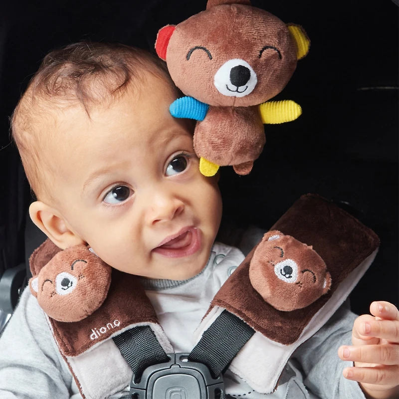 Diono Baby Car Seat Straps & Toy, Baby, Infant, Toddler, 2 Pack