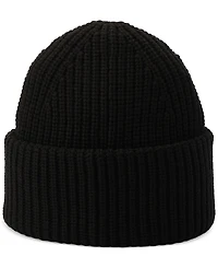 Coach Women's Classic Ribbed Tonal Patch Cuff Beanie