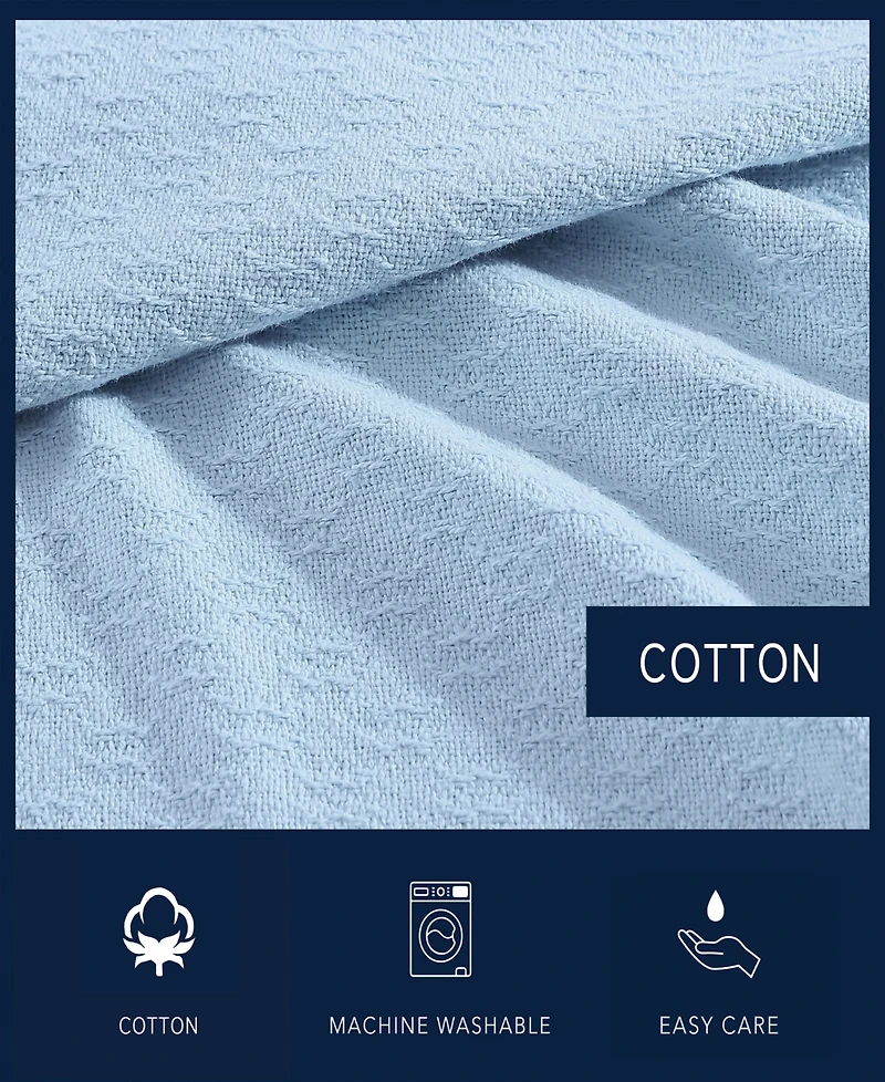 Nautica Ripple Cove Cotton Reversible Blanket, King