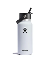 Hydro Flask oz Wide Mouth with Flex Straw Cap