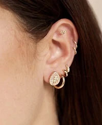 Ettika Sparklette 18K Gold Plated Stud Earrings