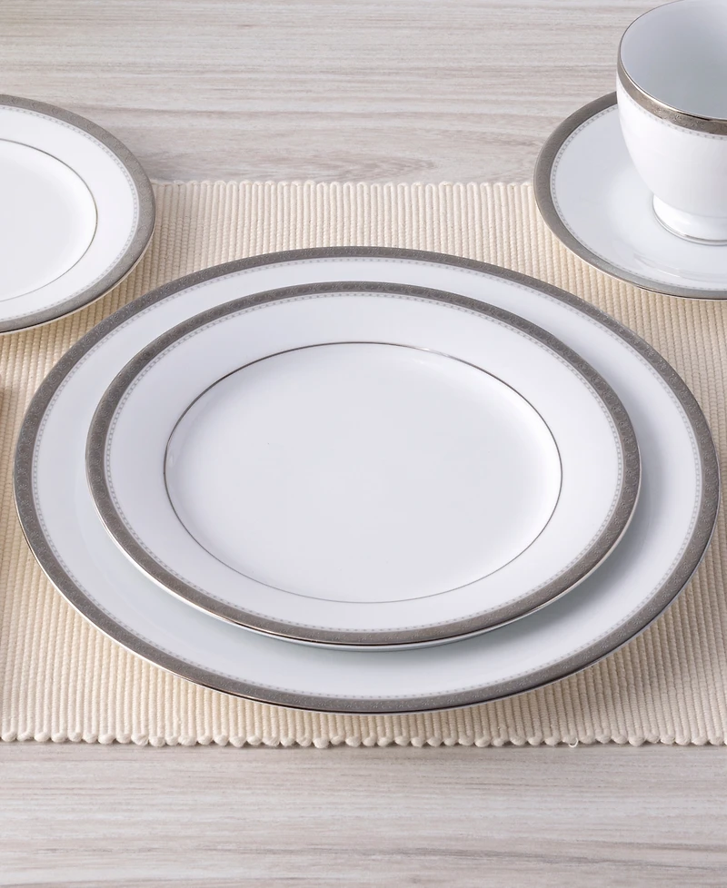 Noritake Charlotta Platinum 5 Piece Place Setting