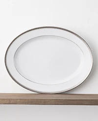 Noritake Charlotta Platinum Oval Platter