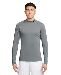 Nike Men's Pro Slim-Fit Dri-fit Mock Neck Long-Sleeve Fitness Shirt