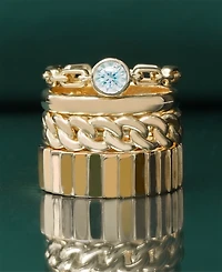 Audrey by Aurate Rounded Band in Gold Vermeil, Created for Macy's