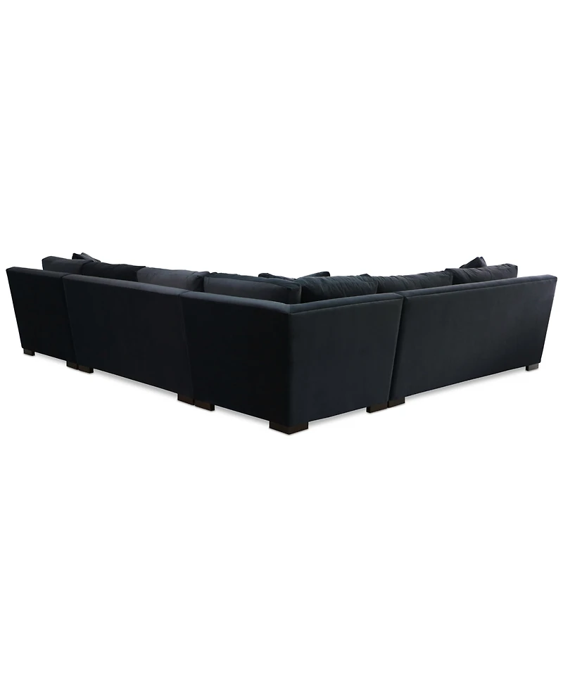 Marristin 148" 4-Pc. Fabric Chaise Sectional, Created for Macy's