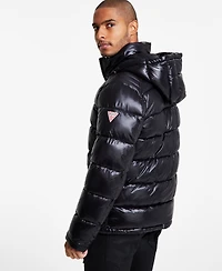 Guess Men's Hooded Puffer Coat