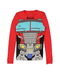 Transformers Big Boys Optimus Prime Costume Character Sleep Pajama Set