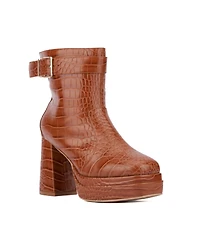 Fashion To Figure Women's Mari Platform Boot - Wide Width