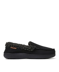 Dearfoams Men's Alexander Microsuede Moccasin House Shoe Slipper