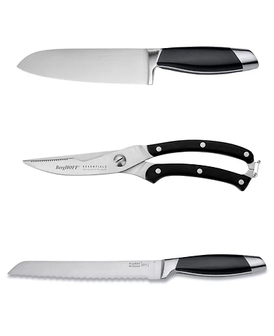 BergHOFF Stainless Steel 3 Piece Knife Set