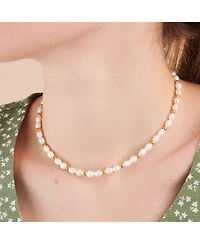 Women's Freshwater Pearl Bead Choker Necklace