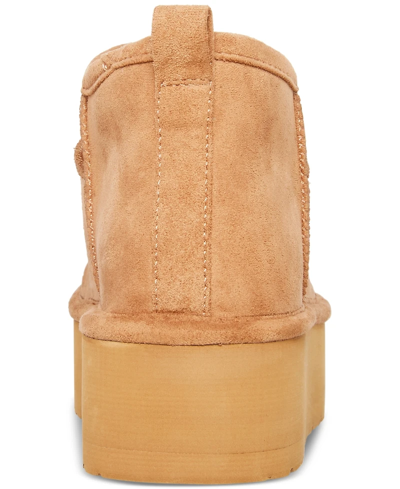 Madden Girl Embracce Cozy Mini Platform Booties