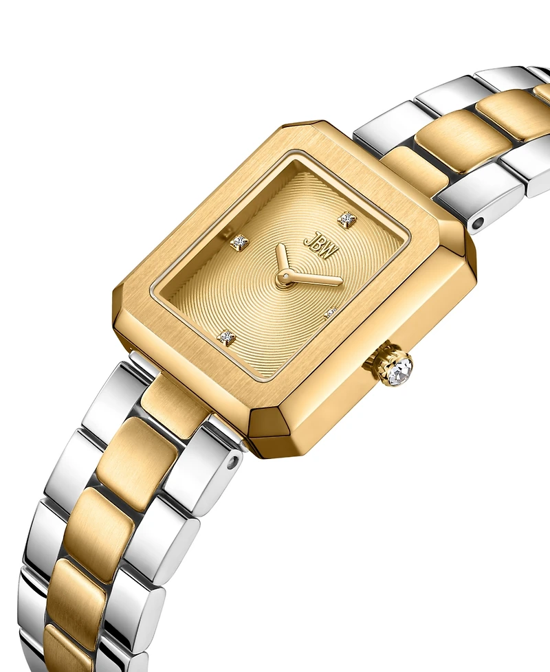 Jbw Women's Arc Single Stainless Steel Bracelet Watch, 23mm x 25mm