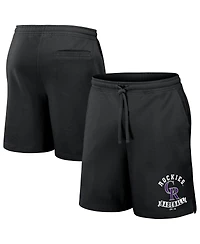Men's Darius Rucker Collection by Fanatics Black Colorado Rockies Team Color Shorts