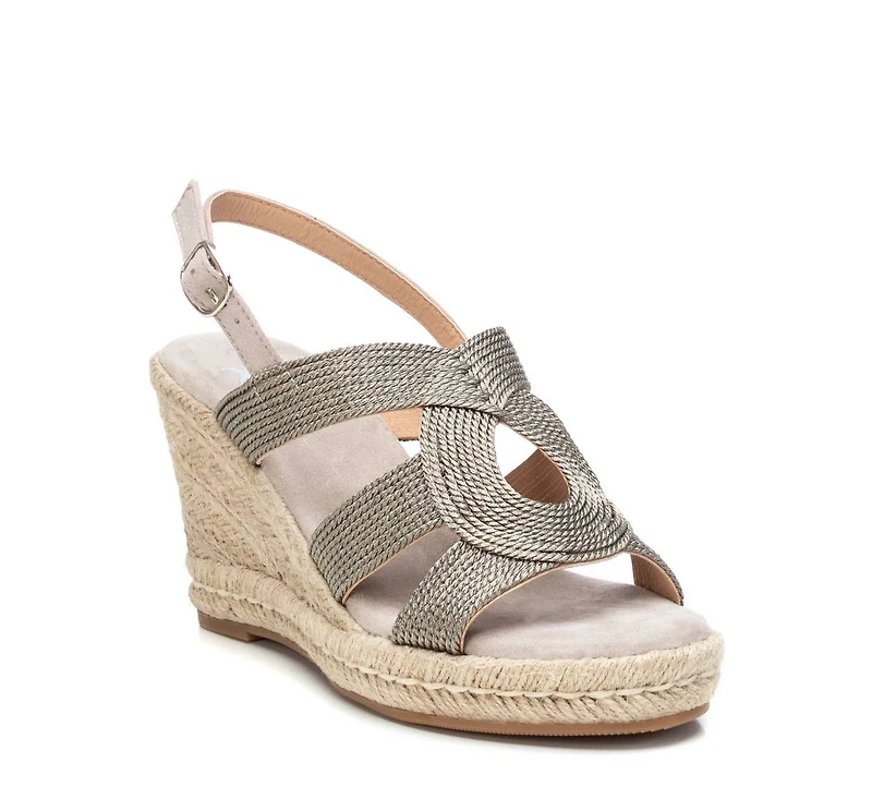 Women's Jute Wedge Sandals By Xti