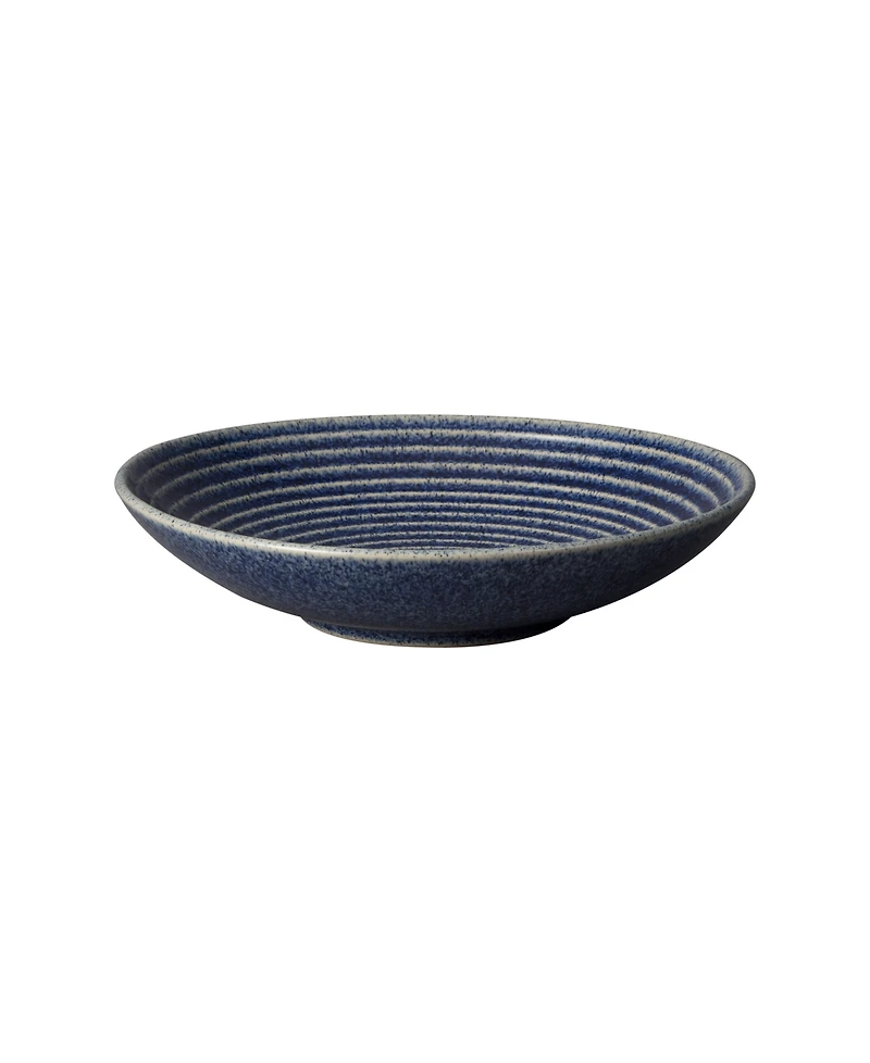 Denby Studio Blue Cobalt Medium Ridged Bowl