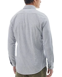 Barbour Men's Turner Tailored-Fit Micro-Houndstooth Button-Down Shirt