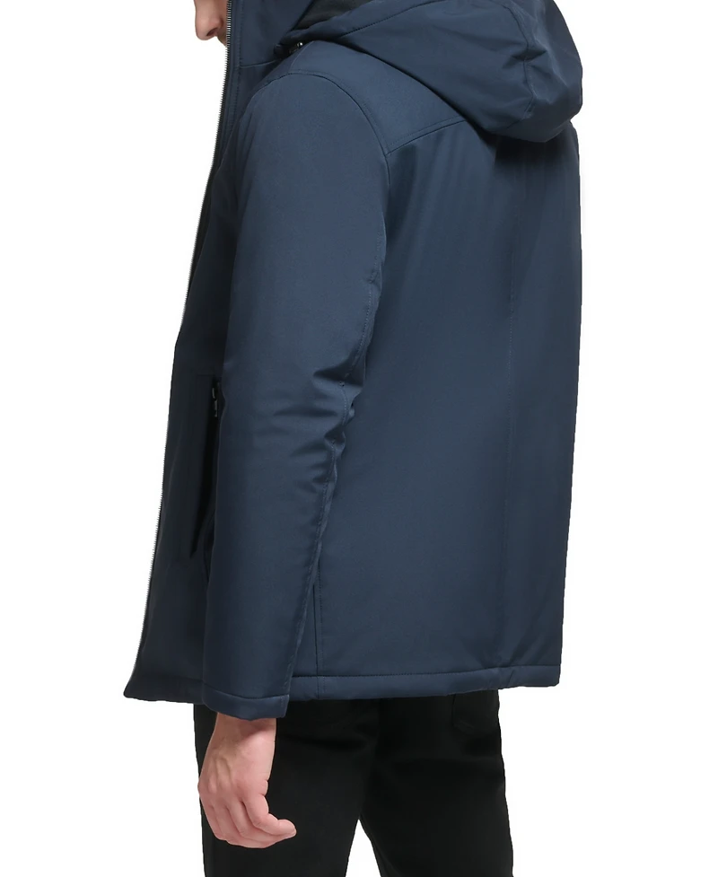 Calvin Klein Men's Infinite Stretch Jacket With Polar Fleece Lined Bib