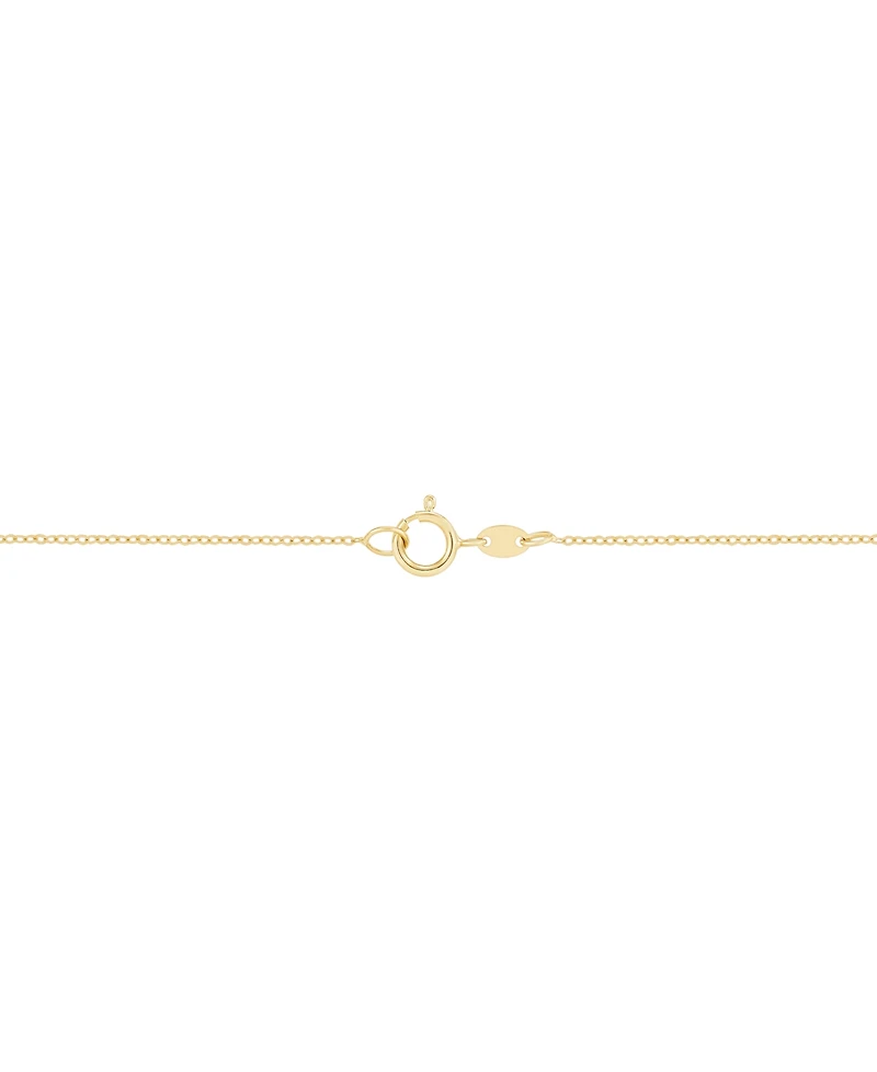 Italian Gold Lightning Bolt 18" Pendant Necklace in 10k Gold