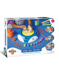 Closeout! Geoffrey's Toy Box Clay Art Studio Motorized Pottery 21 Pieces Wheel Set, Created for Macy's