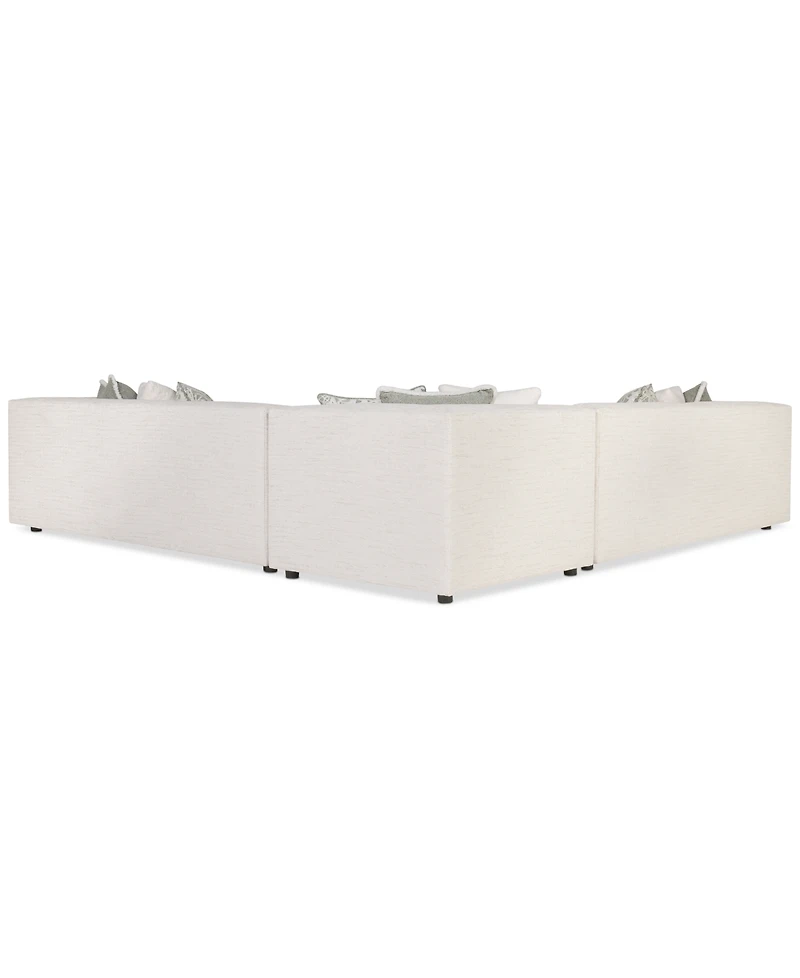 Bliss 124" 3-Pc. Fabric Modular Sectional, Created for Macy's