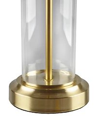 510 Design Clarity Glass Cylinder Table Lamp Set of 2