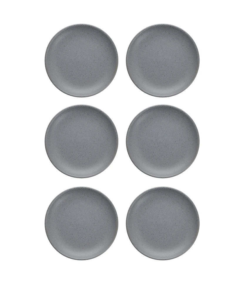 Fortessa Sound Cement Coupe 6 Pc. Bread & Butter Plate Set