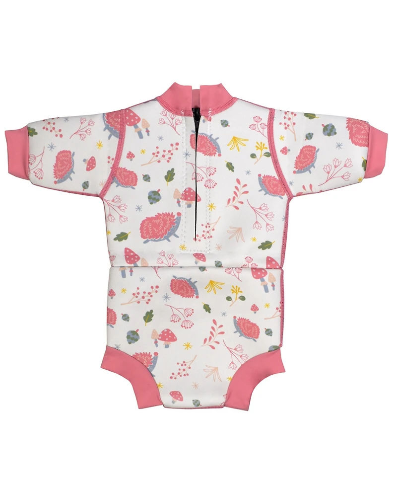 Splash About Baby Girls Happy Nappy Wetsuit with Swim Diaper