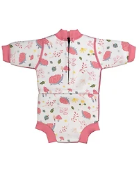 Splash About Baby Girls Happy Nappy Wetsuit with Swim Diaper