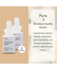 Pura Brooklyn Candle Studio - Maui - Home Scent Refill - Smart Home Air Diffuser Fragrance - Up to 120-Hours of Luxury Fragrance per Vial