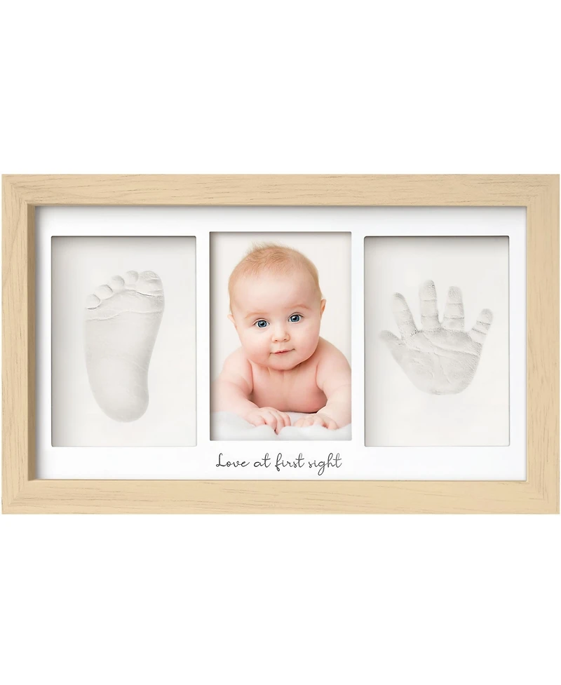 Duo Baby Hand and Footprint Kit, Handprint Newborn Photo Frame, Keepsake for New Mom