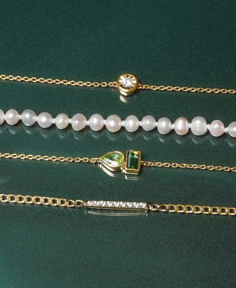 Audrey by Aurate Diamond Bar Curb Link Bracelet (1/6 ct. t.w.) in Gold Vermeil, Created for Macy's