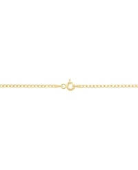Polished 20" Curb Chain in Solid 10K Yellow Gold