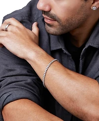 Grown With Love Men's Lab Grown Diamond Tennis Bracelet (5 ct. t.w.) in 10k White Gold