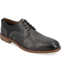 Thomas & Vine Men's Clayton Plain Toe Brogue Derby Shoe