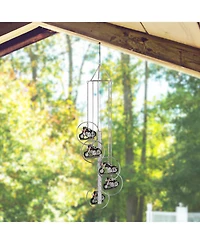 24" Long 5-Ring Polyresin Motorcycle Wind Chime