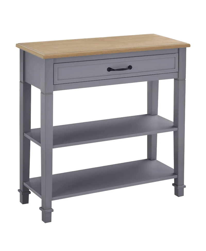 Homcom Modern Style Console Table Sofa Side Desk with Drawer for Entryway,