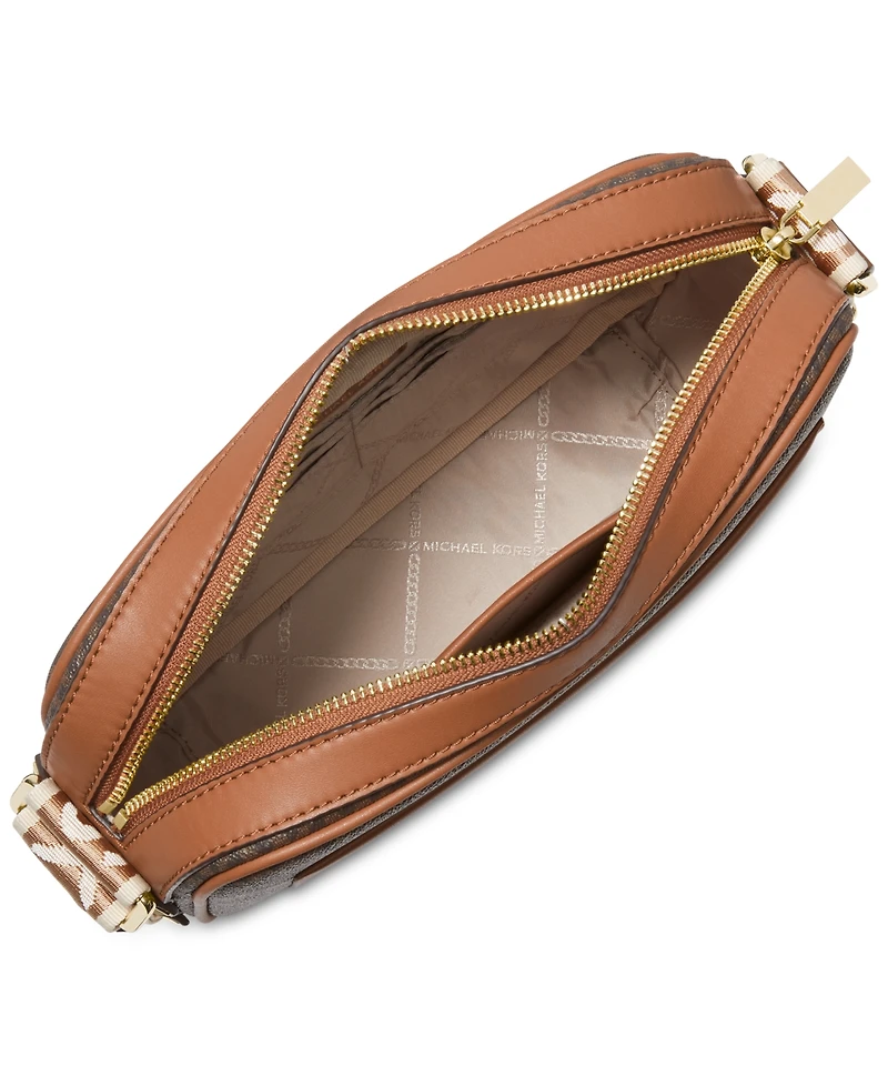 Michael Kors Signature Maeve Large East West Pocket Crossbody