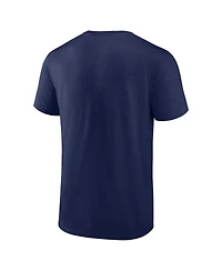 Men's Fanatics Navy Notre Dame Fighting Irish Banner Wave T-shirt