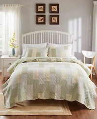 Greenland Home Fashions Juniper 3-Pc. Quilt Set