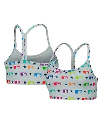 Women's Gray Mlb Tlc Rainbow Bra
